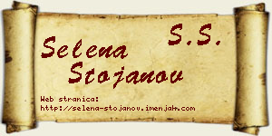 Selena Stojanov vizit kartica